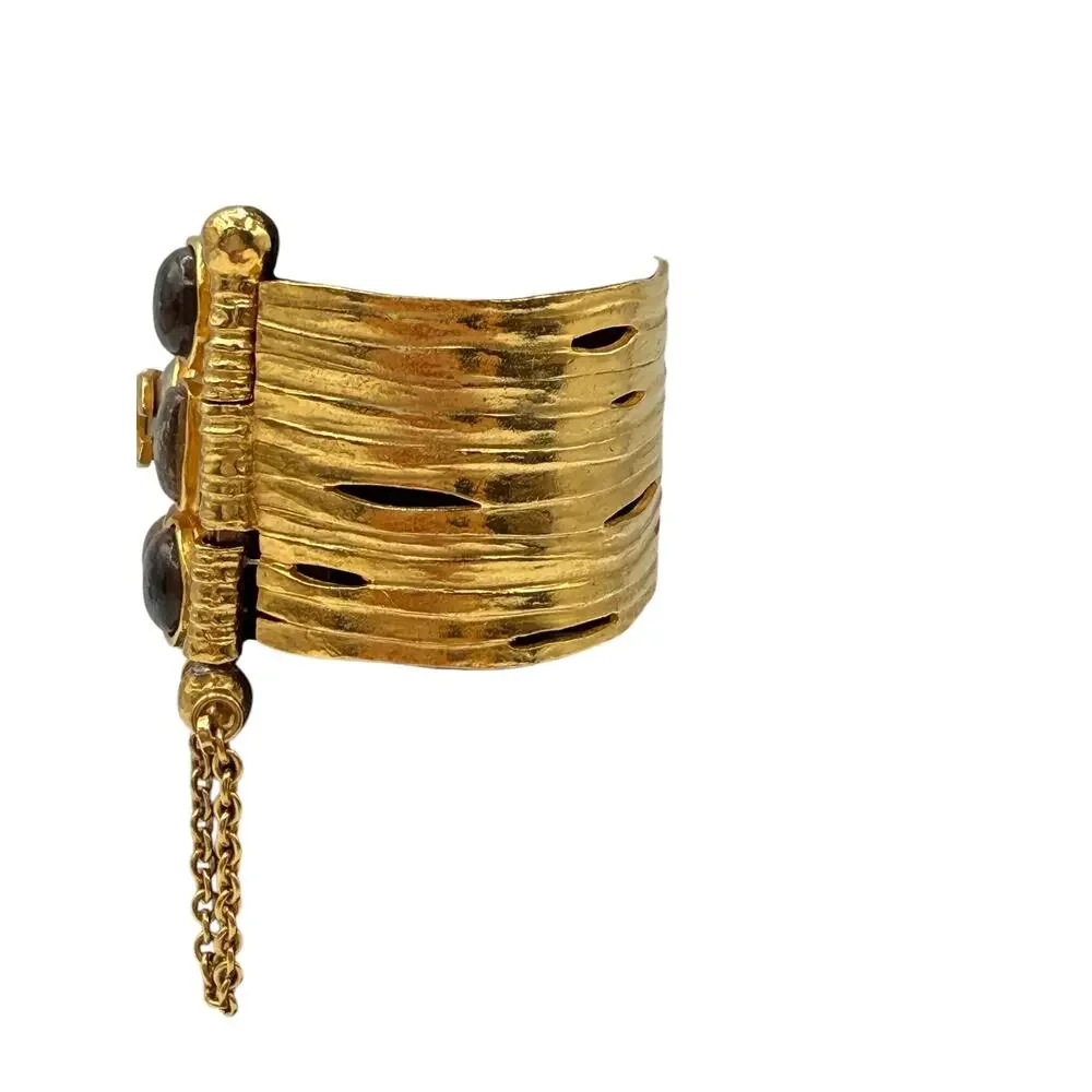 Chanel Fall 1997 CC Gripoix Cuff